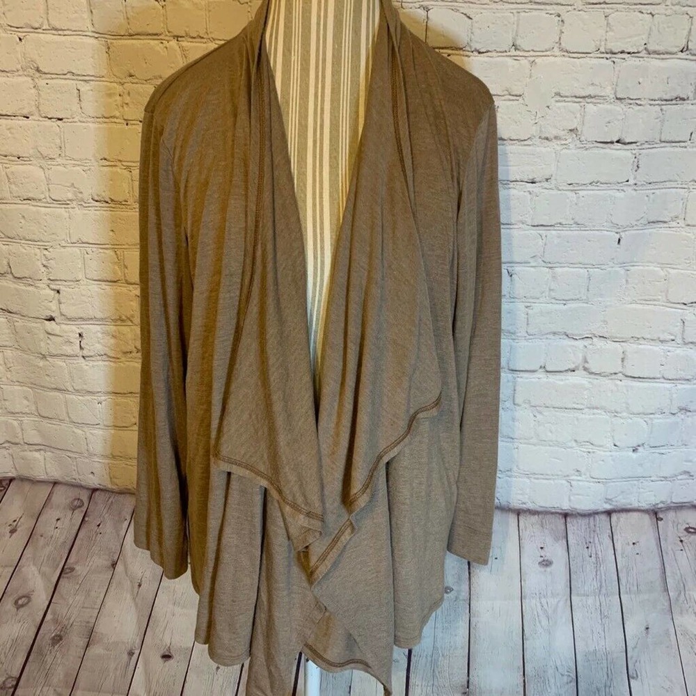 Natori Drape Front Cardigan Open Front Xl - image 1